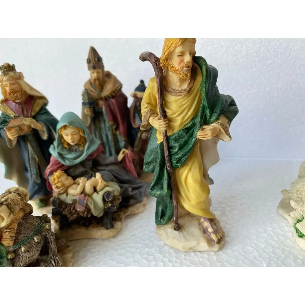 Holiday Workshop Vintage Christmas Nativity Scene 1996 Collector Edition